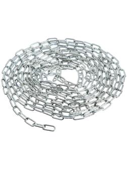 Цепь короткозвенная ТУНДРА krep DIN766, 3 мм, цинк, 5 м