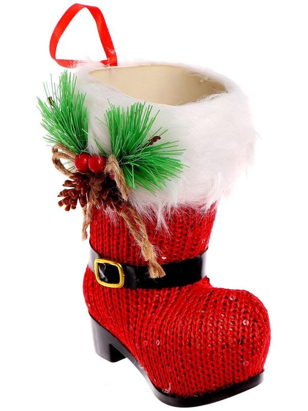 Конфетница «Сапожок», цвета МИКС