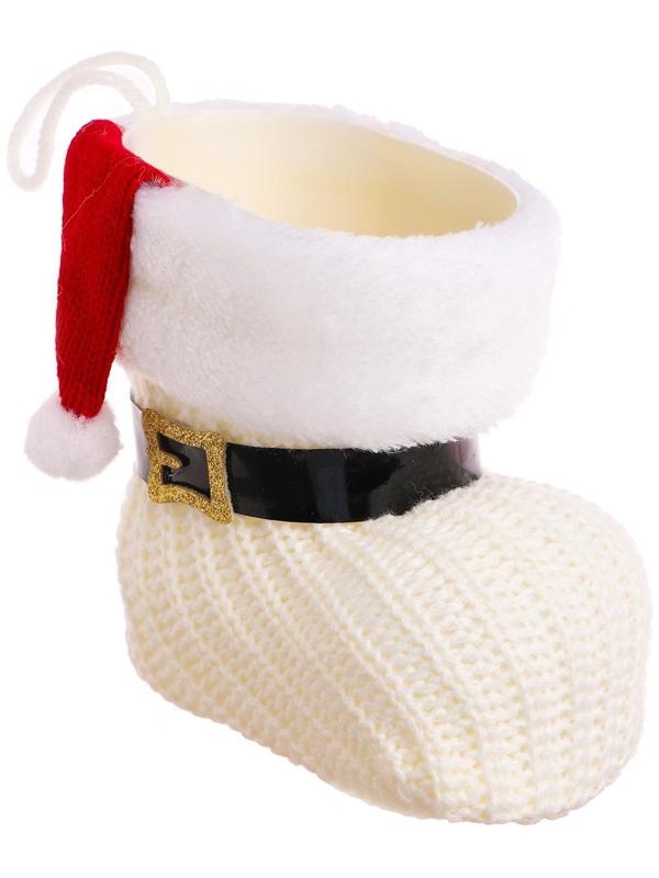 Конфетница «Сапожок», с красным колпаком