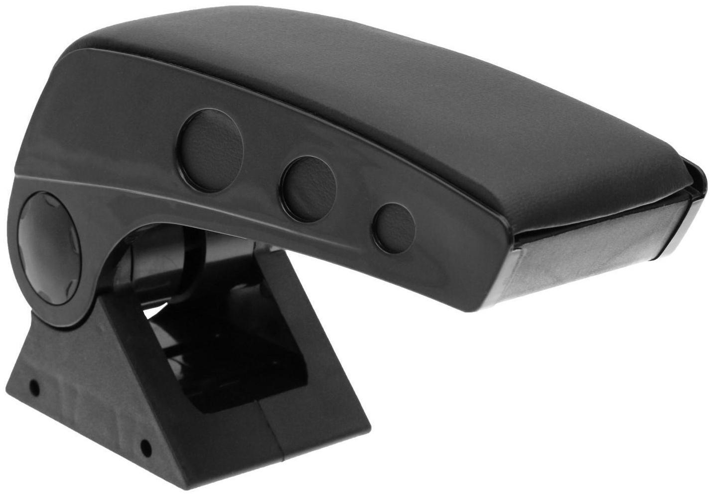 Подлокотник универсальный, кожа PU, серый