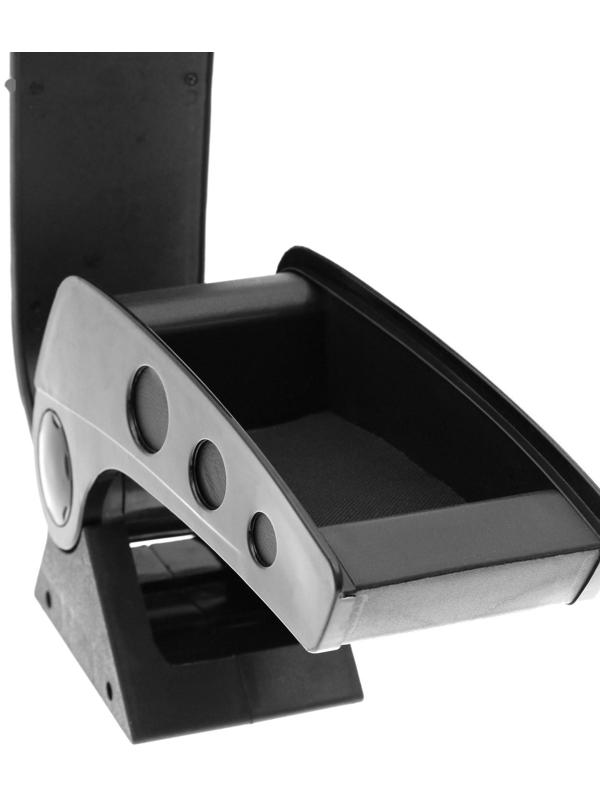 Подлокотник универсальный, кожа PU, серый