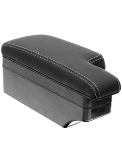 Подлокотник универсальный, 5 USB, провод USB 1 м, кожа PU, черный