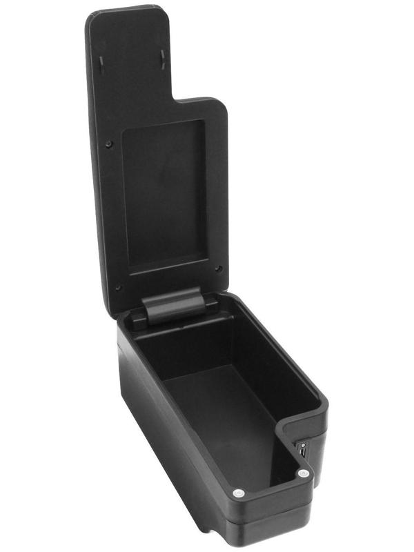 Подлокотник универсальный, 5 USB, провод USB 1 м, кожа PU, черный