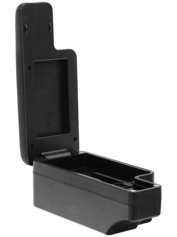 Подлокотник универсальный, 5 USB, провод USB 1 м, кожа PU, черный