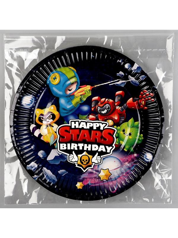 Тарелка бумажная Stars
