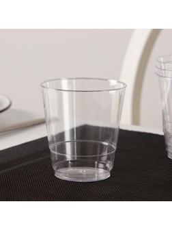 Стакан Доляна «Кристалл», 200 мл, цвет прозрачный