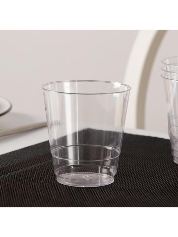 Стакан Доляна «Кристалл», 200 мл, цвет прозрачный
