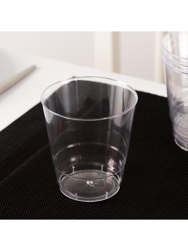 Стакан Доляна «Кристалл», 200 мл, цвет прозрачный