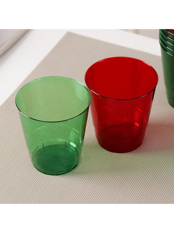 Стакан Доляна «Кристалл», 200 мл, цвет МИКС