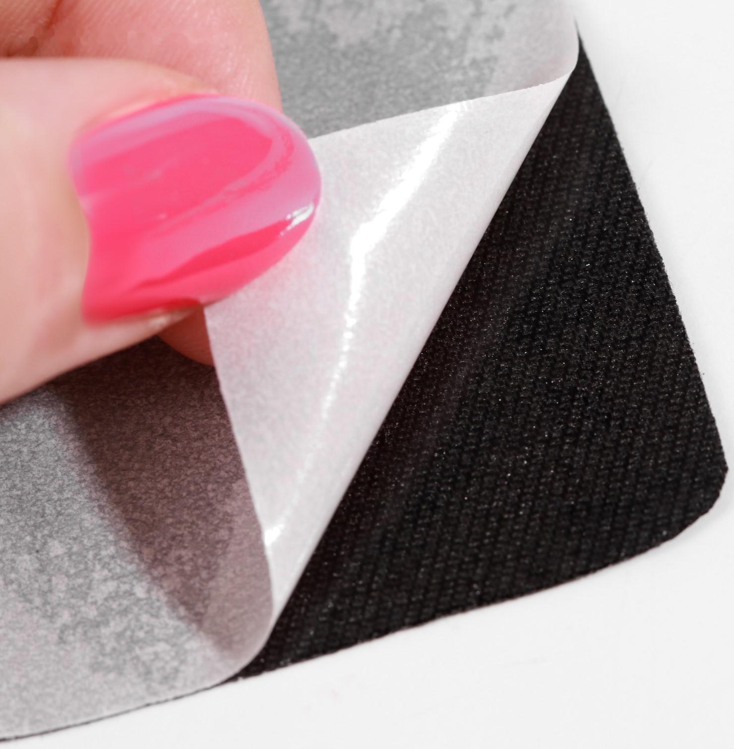 Набор заплаток для одежды, термоклеевые, 7 шт, цвет чёрный