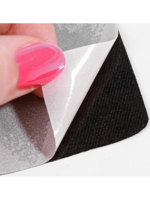 Набор заплаток для одежды, термоклеевые, 7 шт, цвет чёрный