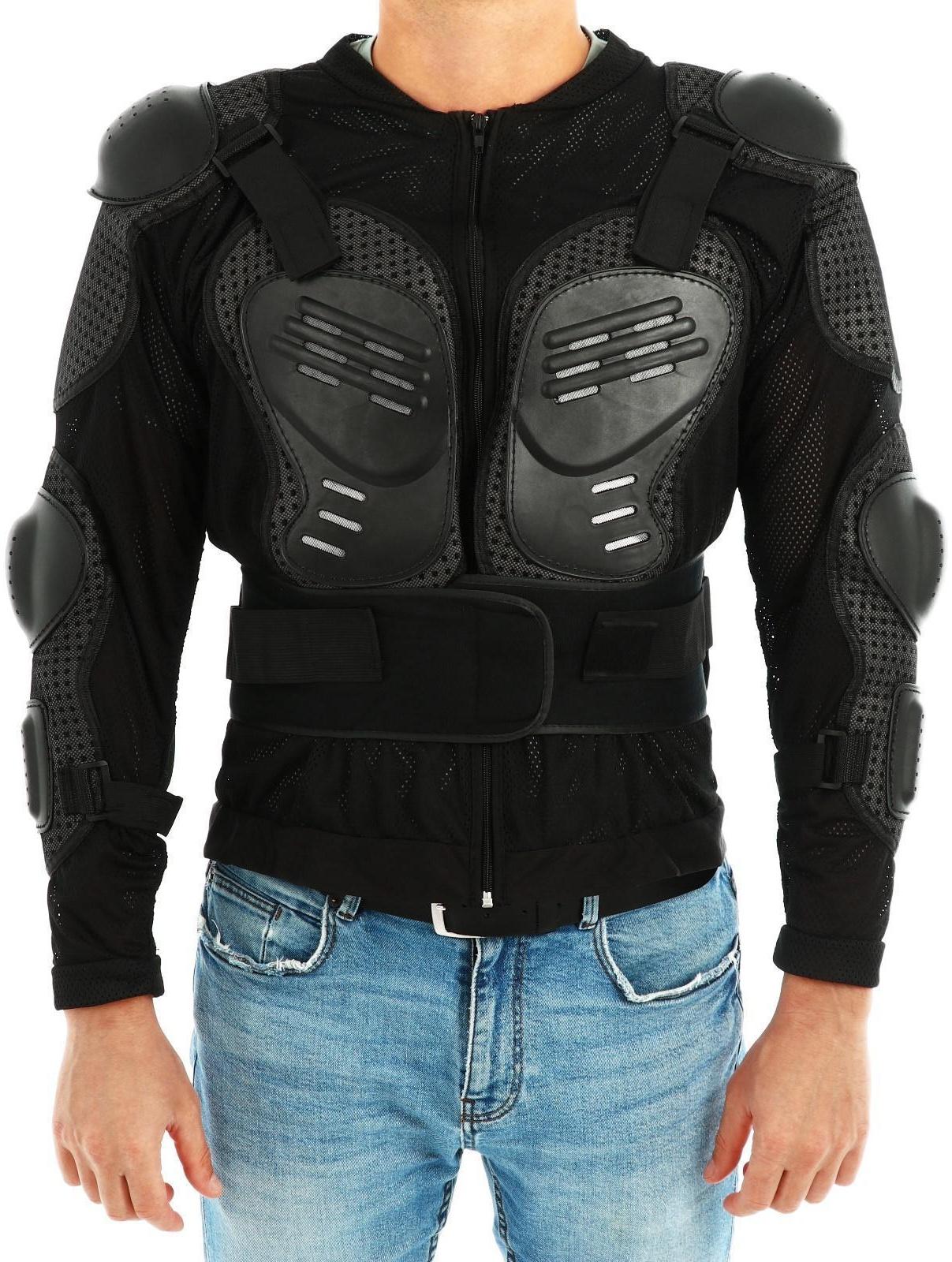 Защита тела, мотоциклетная, мужская, размер 52-54, цвет черный