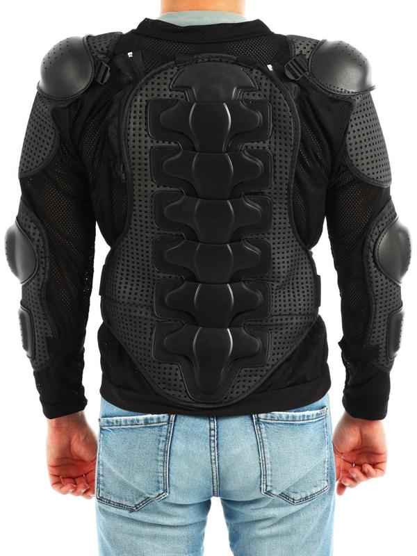 Защита тела, мотоциклетная, мужская, размер 52-54, цвет черный