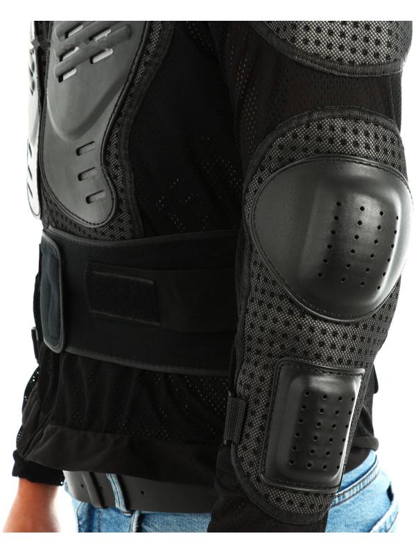 Защита тела, мотоциклетная, мужская, размер 52-54, цвет черный