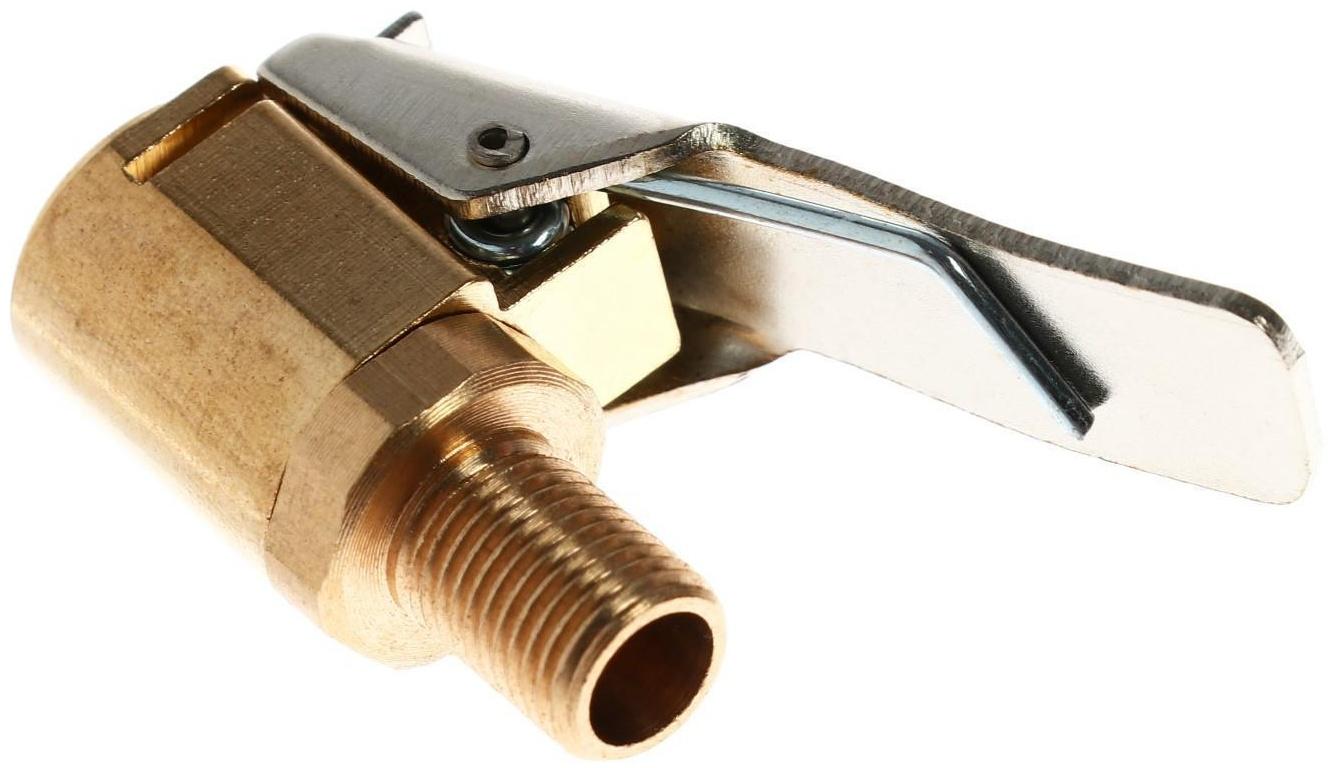 Наконечник насоса, латунь, резьбовое соединение 8 мм