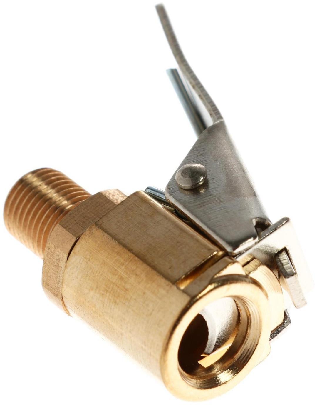 Наконечник насоса, латунь, резьбовое соединение 8 мм