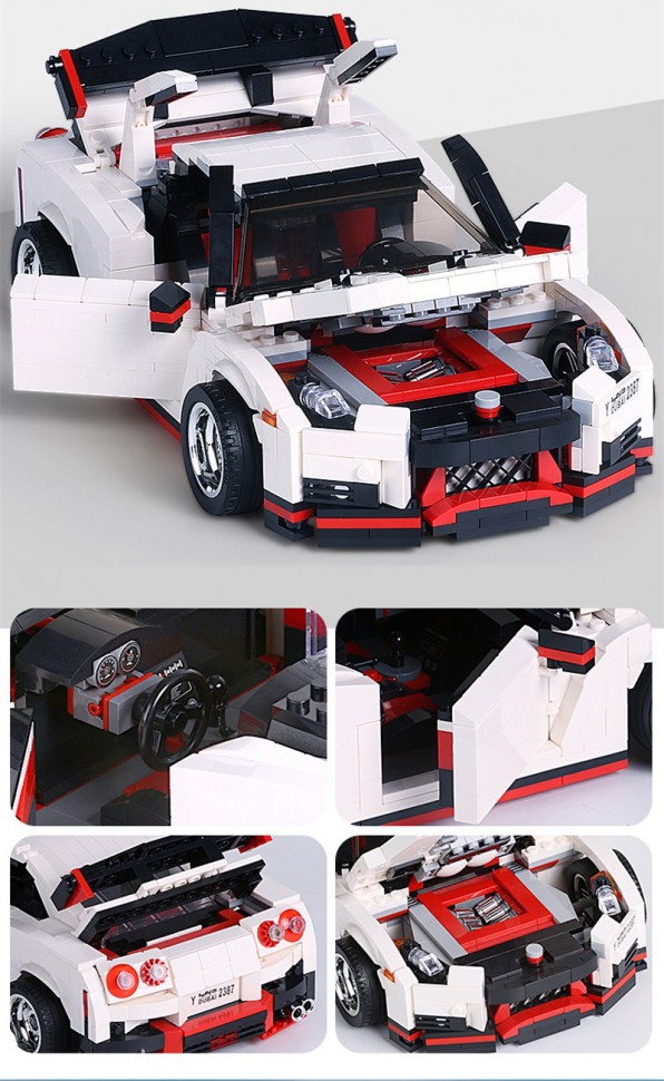 Конструктор Mould King «Машина Nissan GT-R» 13104 / 1024 детали