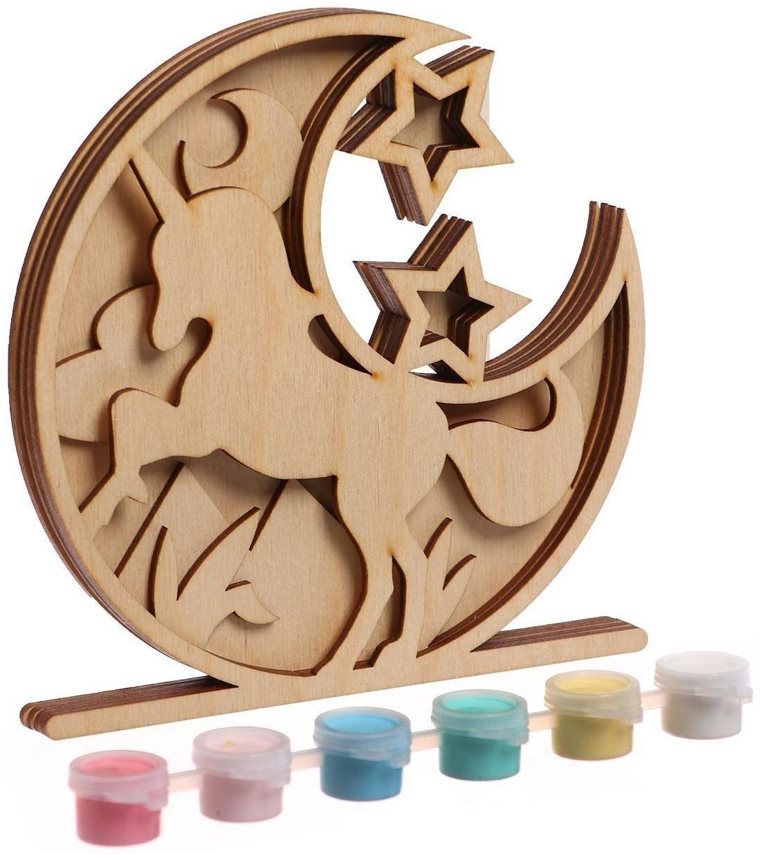 Роспись по дереву «Единорог»