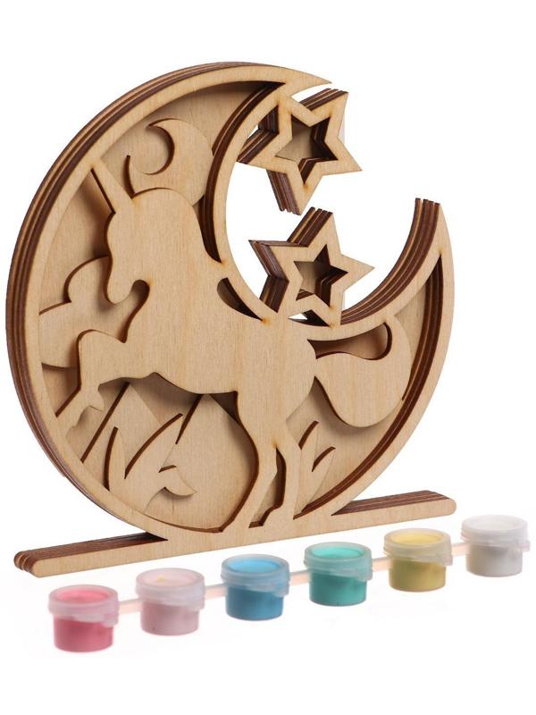 Роспись по дереву «Единорог»