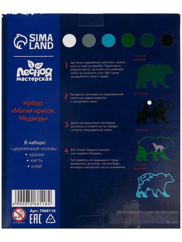 Роспись по дереву «Медведь»