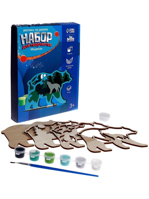 Роспись по дереву «Медведь»