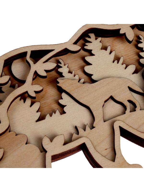 Роспись по дереву «Медведь»