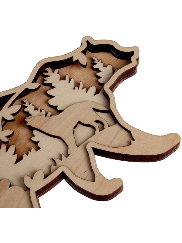 Роспись по дереву «Медведь»