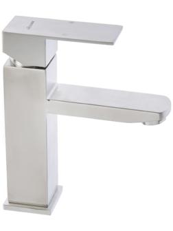 Смеситель для раковины Accoona A96201, 1-рычажный, картридж 35мм, h=18см, нерж.сталь