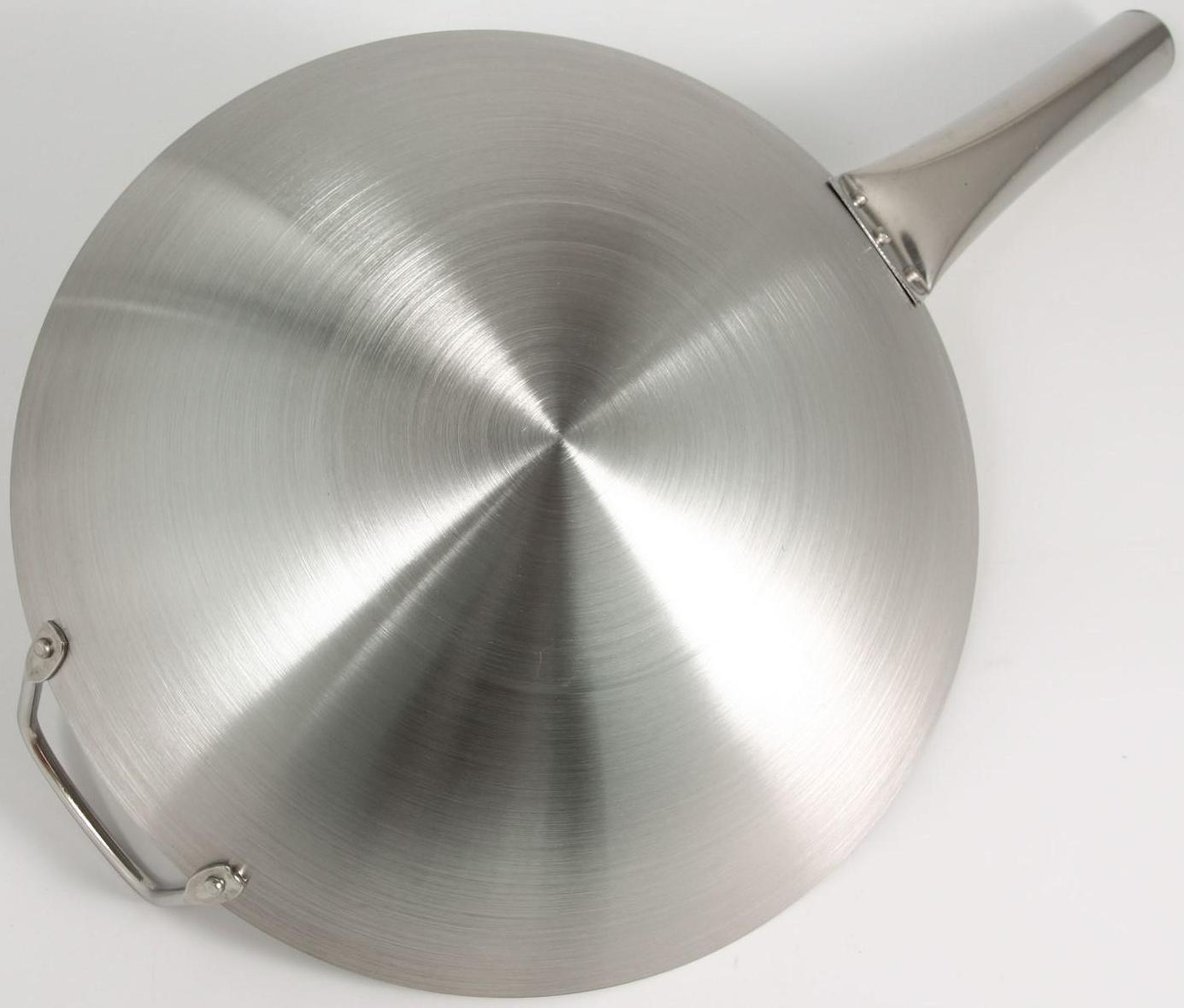 Сковорода-Wok из нержавеющей стали Chief, d=36 см, с ручкой