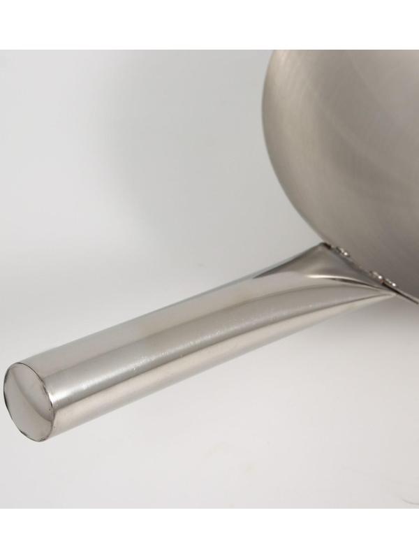 Сковорода-Wok из нержавеющей стали Chief, d=36 см, с ручкой