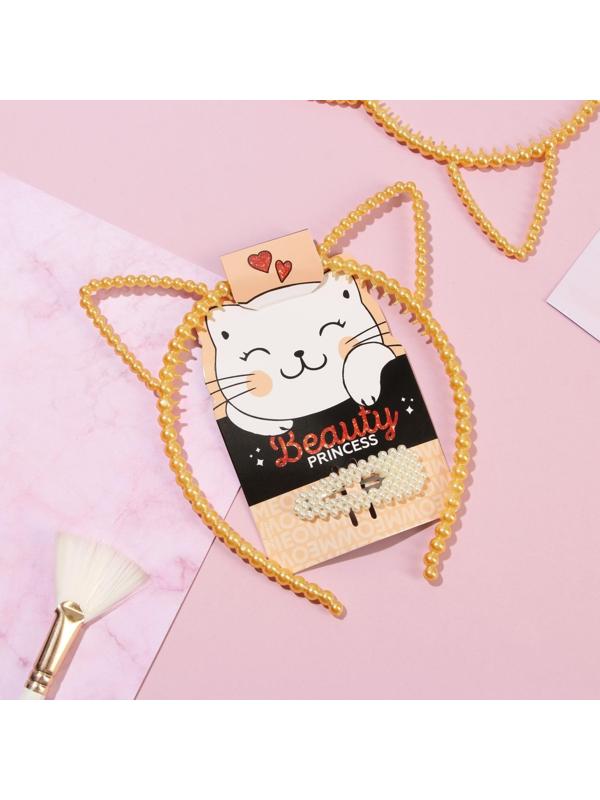 Ободок и заколка для волос 