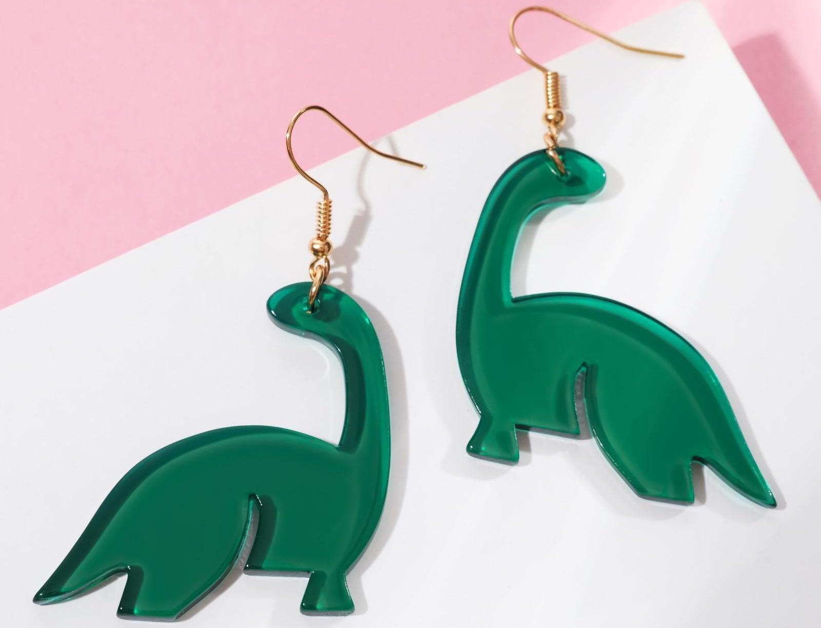 Серьги акрил 