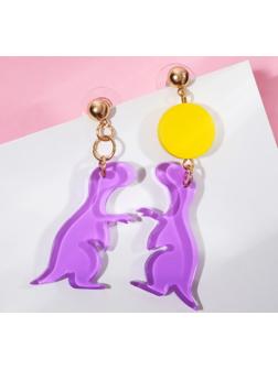 Серьги акрил 