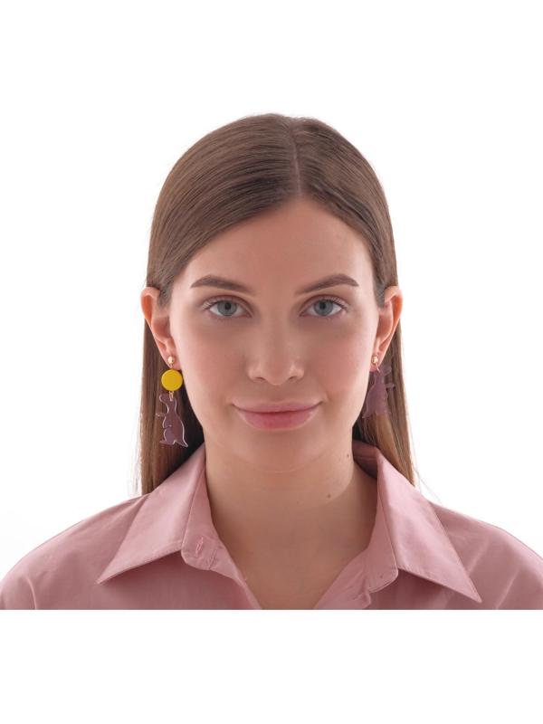 Серьги акрил 