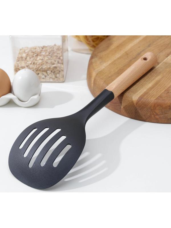 Шумовка Доляна Margo, 30 см, цвет чёрный