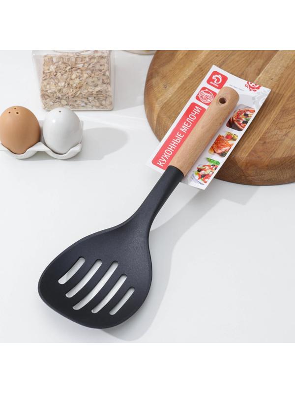 Шумовка Доляна Margo, 30 см, цвет чёрный