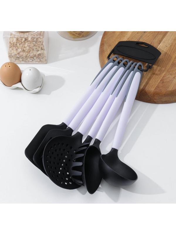 Набор кухонных принадлежностей Доляна «Софти», 6 предметов, цвет МИКС