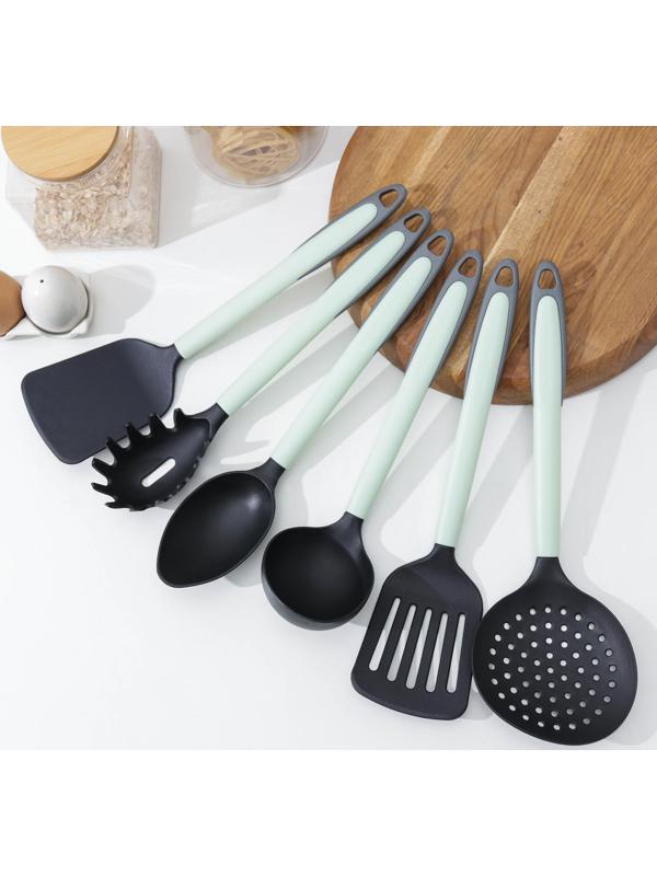 Набор кухонных принадлежностей Доляна «Софти», 6 предметов, цвет МИКС