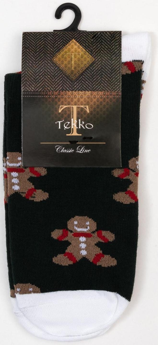 Носки мужские «Печеньки» цвет тёмно-зелёный, размер 27