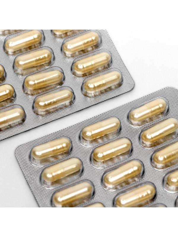 Гиалуроновая кислота «Витатека» с витамином C, E, для эластичности кожи, 30 капсул по 340 мг.