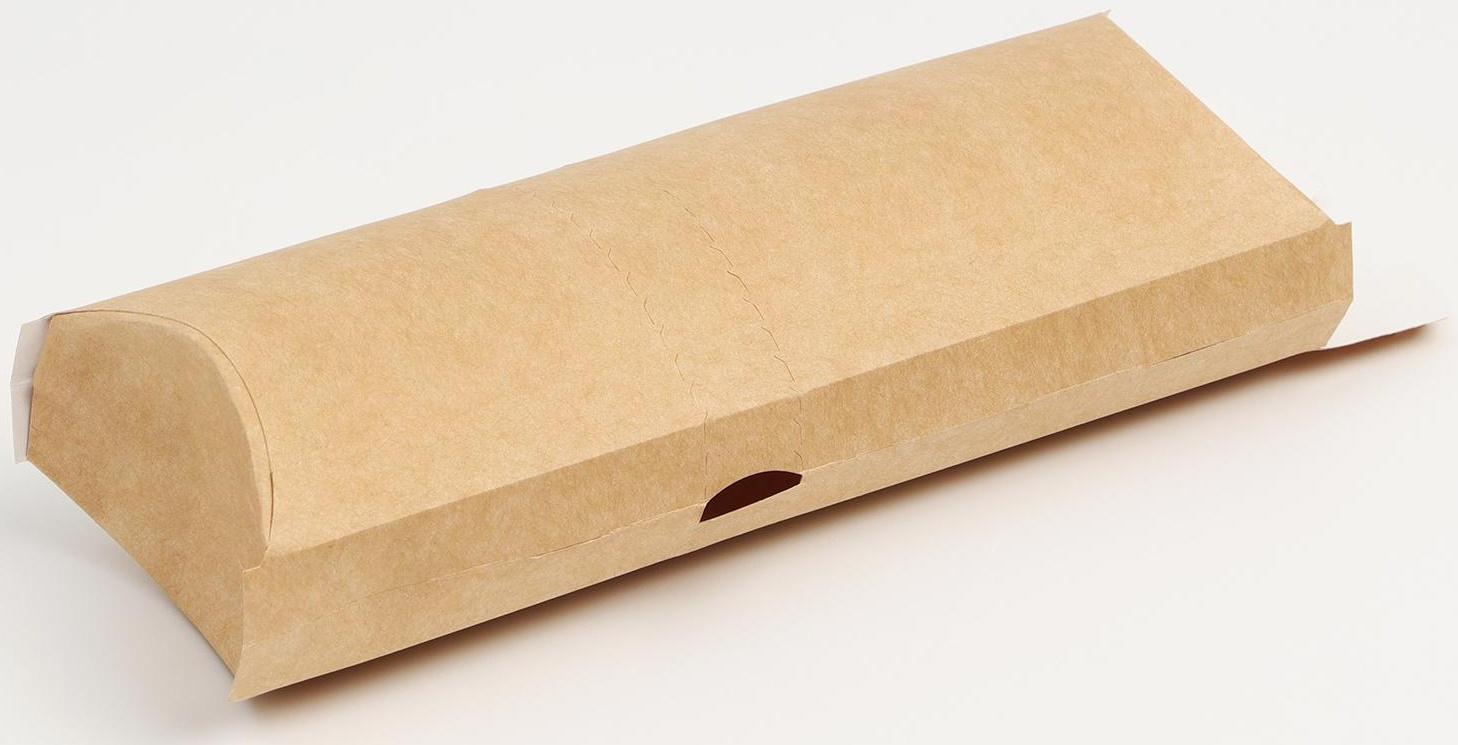 Коробка под ролл, крафт, 21 х 8 х 6 см