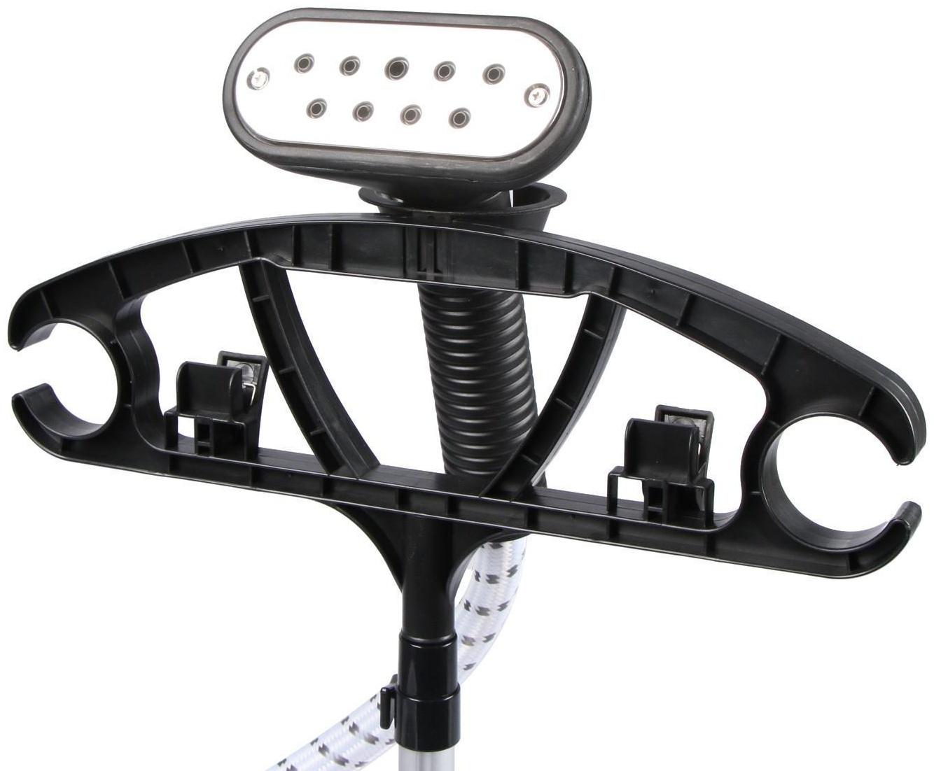 Отпариватель LuazON LO-07, напольный, 1800 Вт, 1.4 л, 46 г/мин., 12 режимов, красный