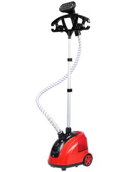 Отпариватель LuazON LO-07, напольный, 1800 Вт, 1.4 л, 46 г/мин., 12 режимов, красный