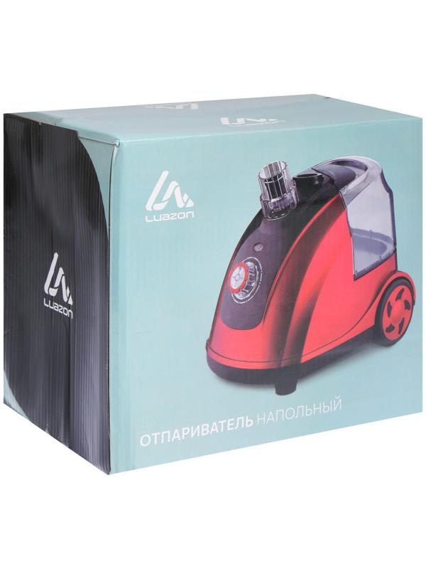 Отпариватель LuazON LO-07, напольный, 1800 Вт, 1.4 л, 46 г/мин., 12 режимов, красный