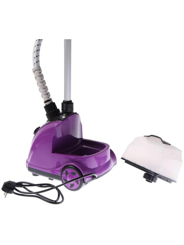 Отпариватель Luazon LO-07, напольный, 1800 Вт, 1.4 л, 46 г/мин., 12 режимов, фиолетовый