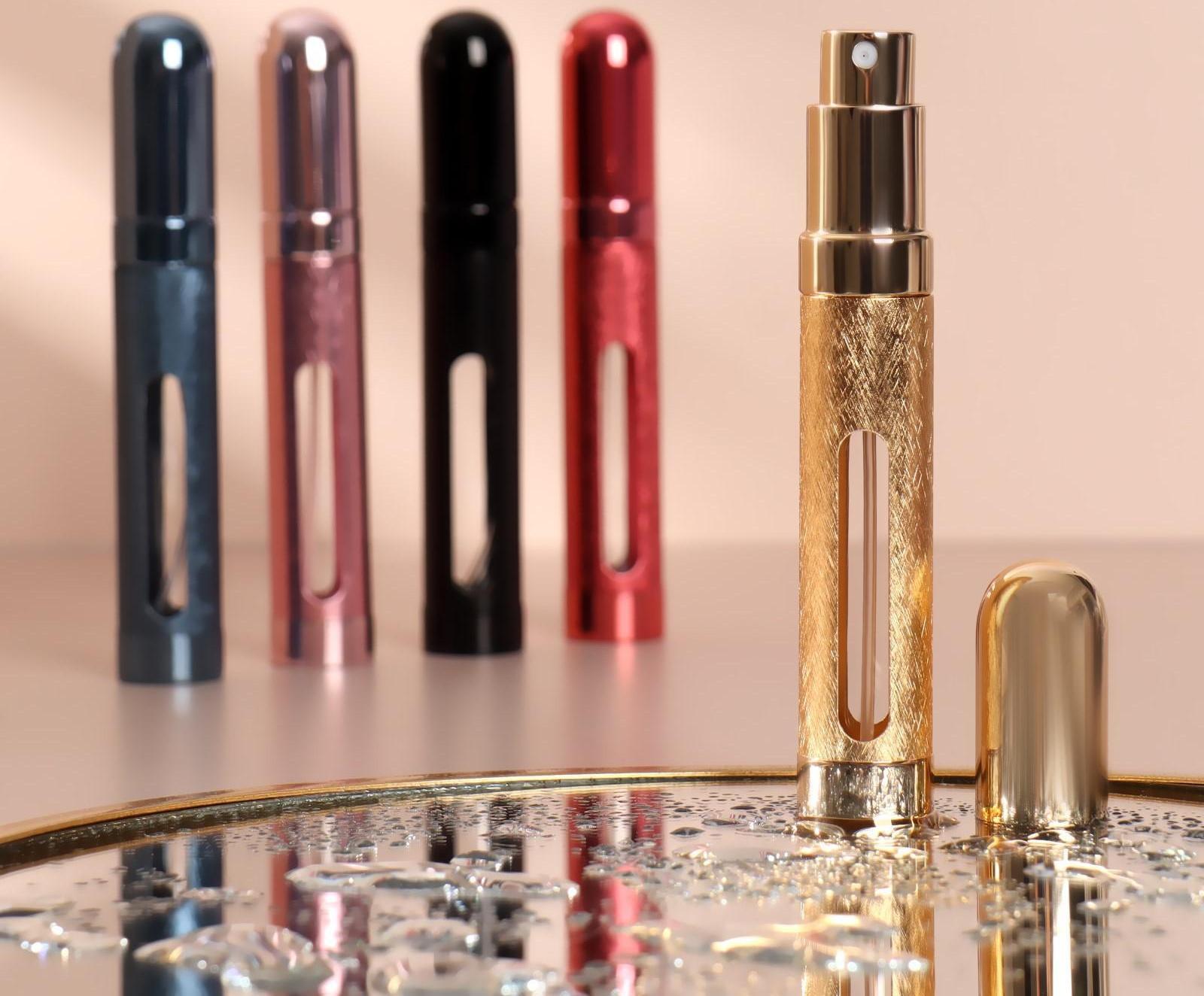 Флакон для парфюма, с распылителем, 12 мл, цвет МИКС