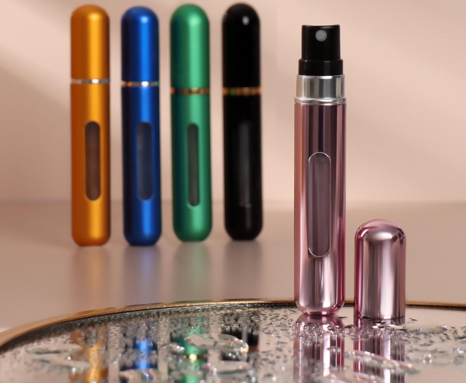 Атомайзер для парфюма, с распылителем, 8 мл, цвет МИКС