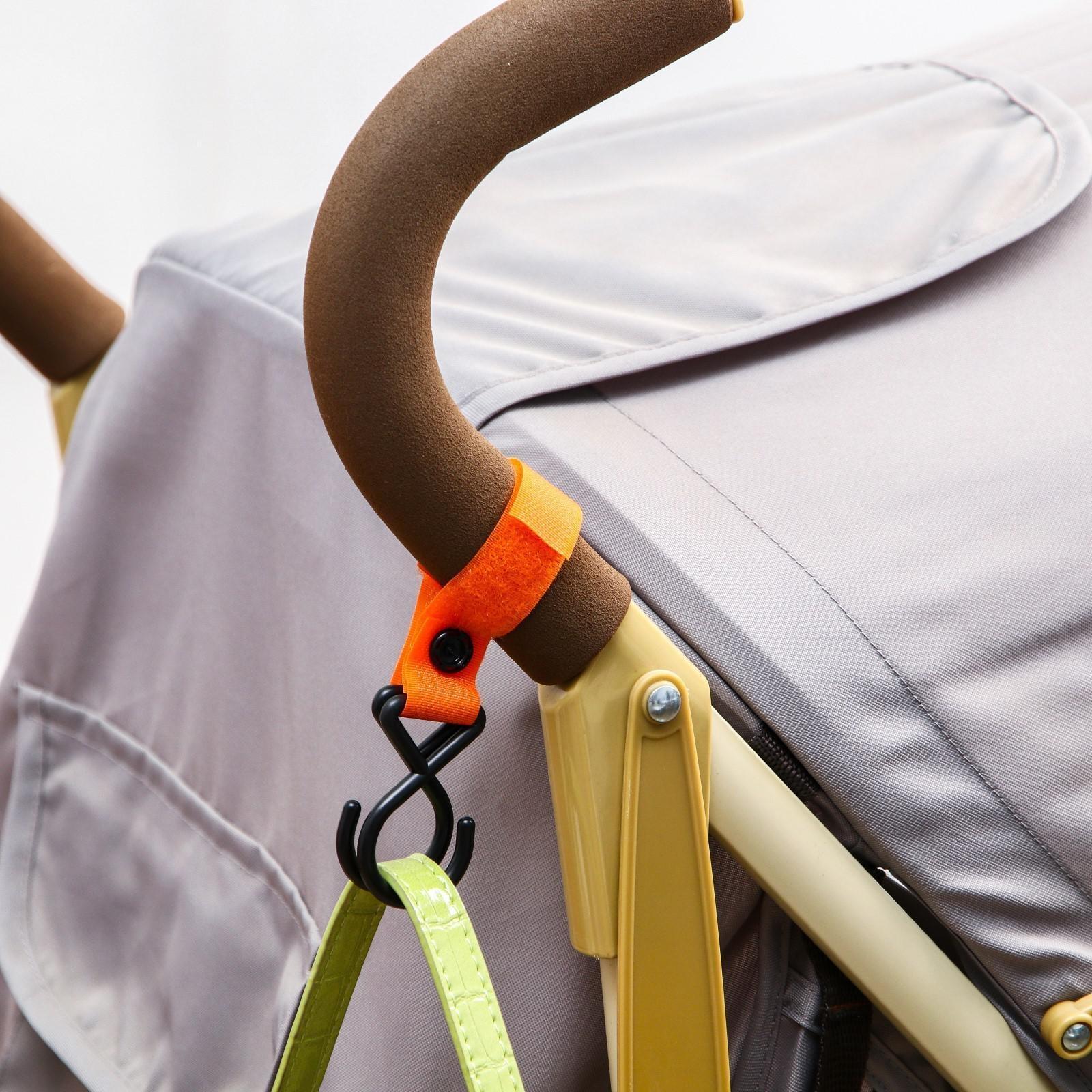 Крючок на коляску, цвет МИКС