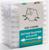 Ватные палочки с ограничителем, коробка 40 шт., пластик, цвет белый