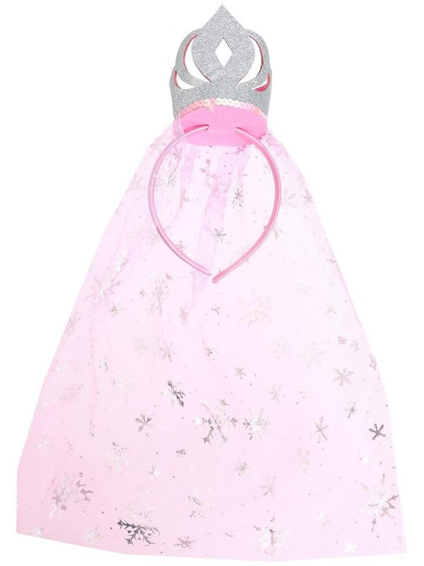 Карнавальный ободок «Корона» с фатой